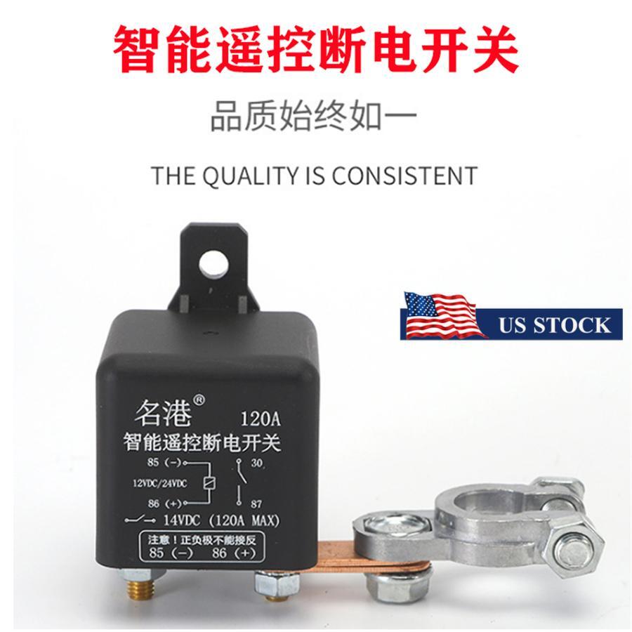 Universal Car Integrated Wireless Remote Control Battery Isolator Master Switche
