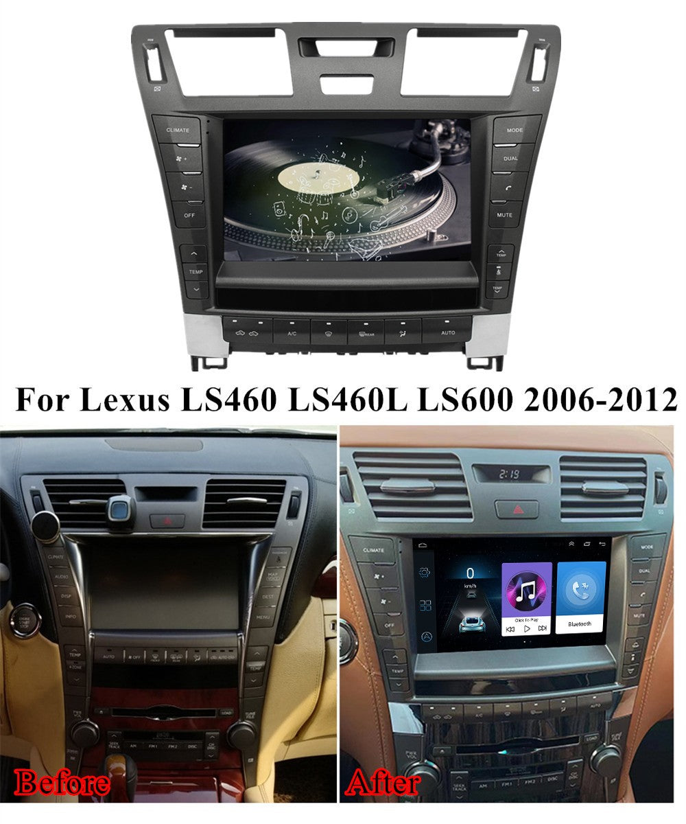 9Android 12 Carplay 2+32GB Car Stereo Radio GPS for Lexus LS460 LS460L LS600