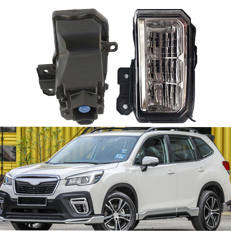 Suitable for Subaru Forester SK 2019 - 2011 1 pair of LED DRL fog lights and automatic bumper lights for cars.