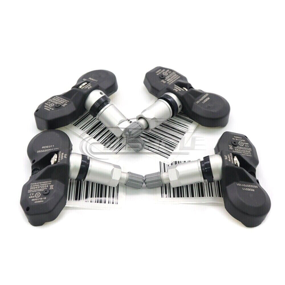 4-pack TPMS tire pressure sensors (36236798726) suitable for Mini Cooper , for BMW 328i, 528i, 535i.