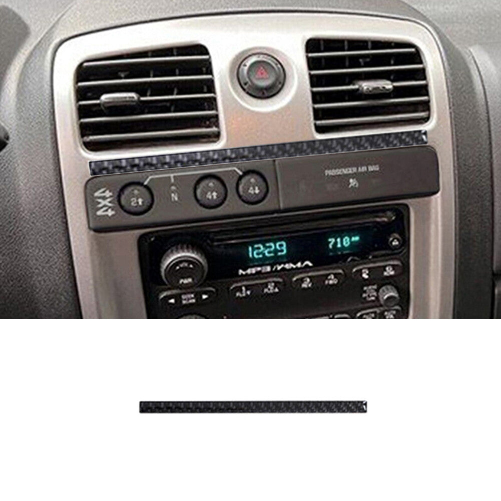 Carbon Fiber Below Center Console Cover Trim For Colorado 2004-12/ for canyon 05-12