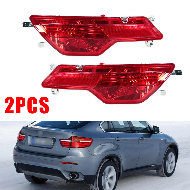 1 Pair For 2008-2010 for BMW X6 E71 E72 Rear Bumper Fog Lamp Reflector lamp