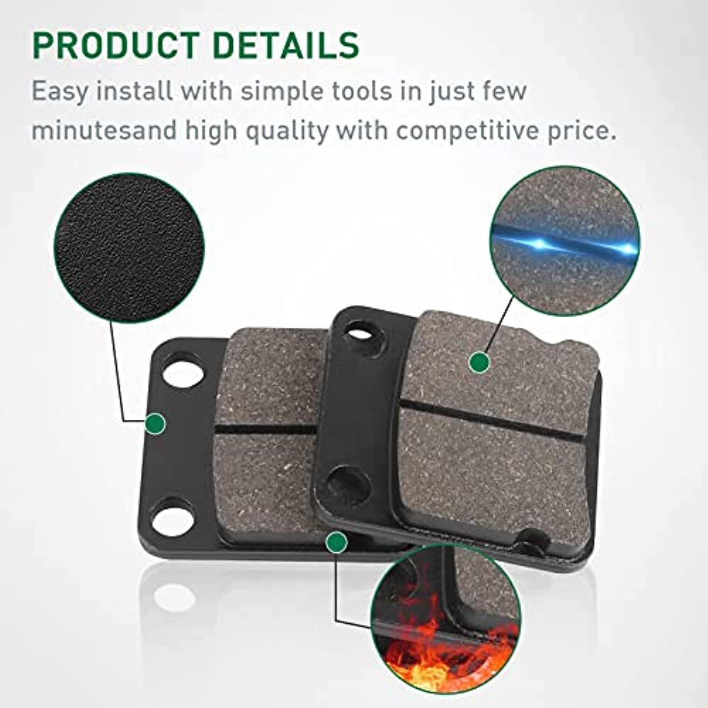 Front Rear Brake Pads for Yamaha Blaster 200 YFS200 2003 2004 2005 2006 YFM350