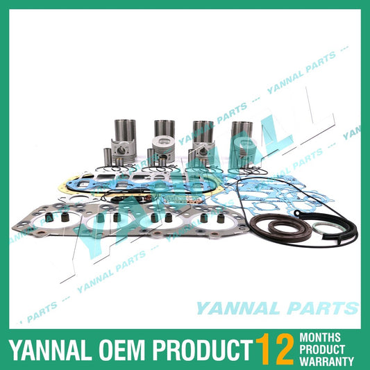 D201 Overhaul and Reconstruction Kit with Engine Gasket for Isuzu Engines