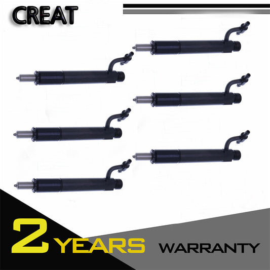 6-piece fuel injector set 675967C91, suitable for Case-IH tractors 966, 1066, 1086, 1466, 1486, 1586