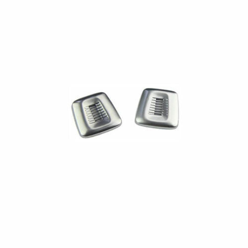 Car Roof Microphone Cover Trim ABS Silver for BMW 5 Series G30 2018-2022 2PCS
