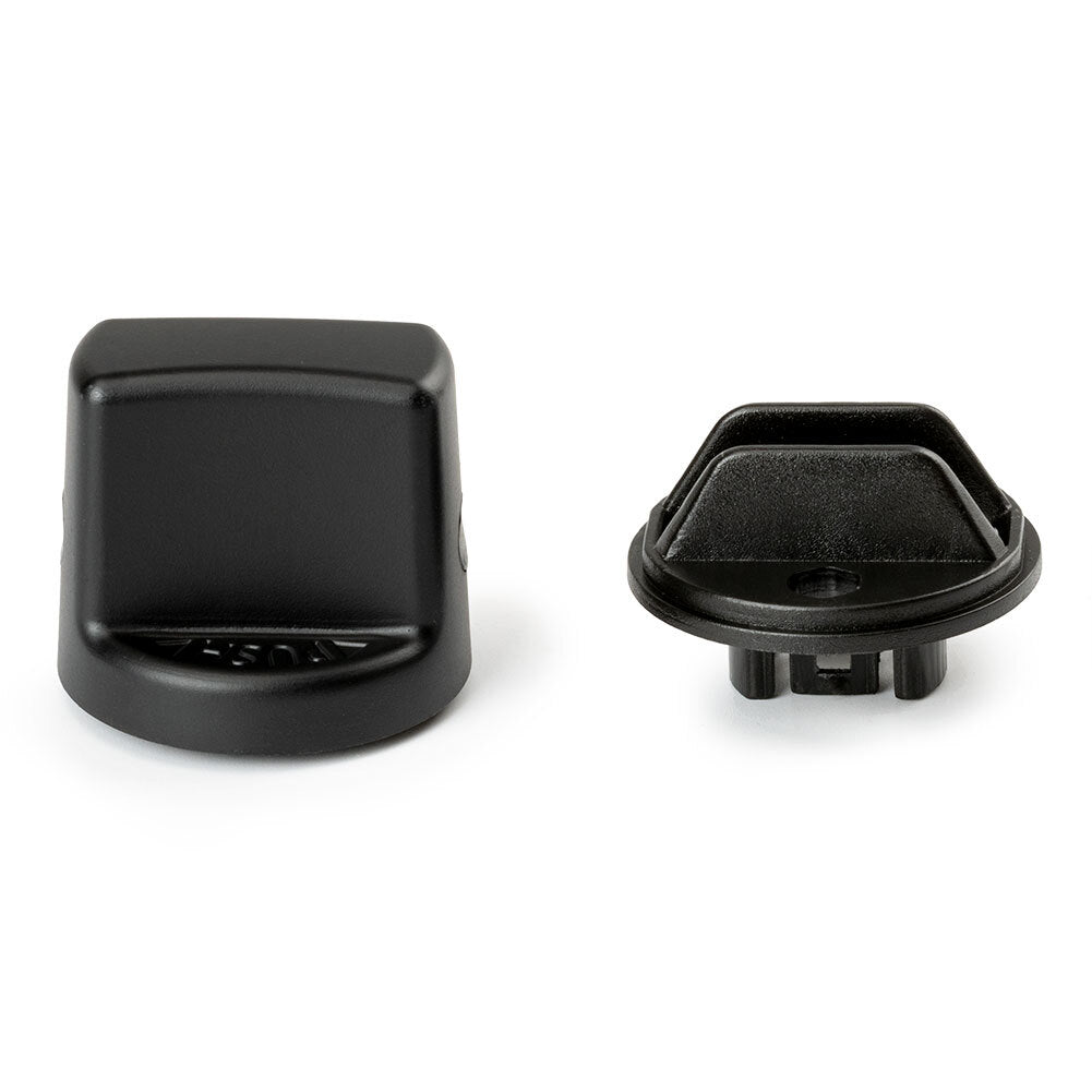2-Piece Keyless Ignition Start Switch Blade Cap and Insert for Mitsubishi Lancer 08-17