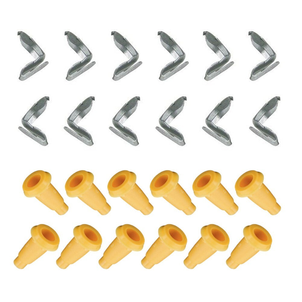 24Pcs/Set Front Door Panel Frame Plugs  Door Panel Clips for Chevy For Camaro