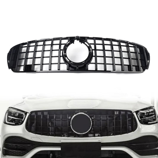 GTR Style Front Bumper Grille Fit for Benz GLC Class W253 X253 Sport Model 20-22 21