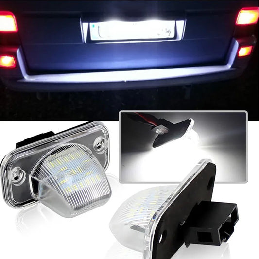 2x LED License Number Plate Light for VW T4 Transporter 90-03 Caddy for Passat for Jetta