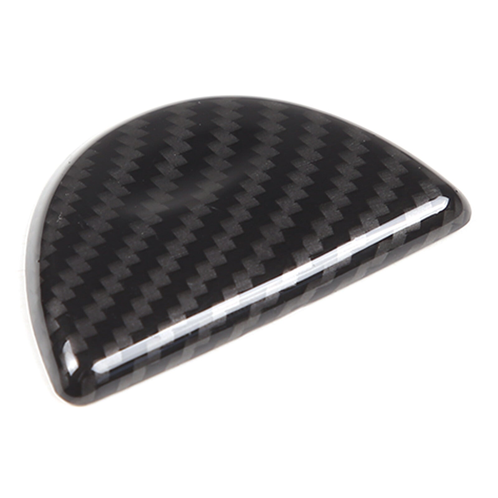 2-Piece Matte Black Rearview Mirror Cap Trim for Mercedes-Benz C W205 E W213 GLC X253 S W222