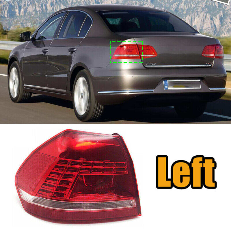 Left Outside LED Tail Light Tail Lamp Brake Lamp for VW for Passat 2011-2015