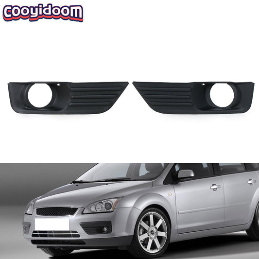 for Ford Focus 2005-2007 Front Bumper Fog Lights Cover Grille LHRH
