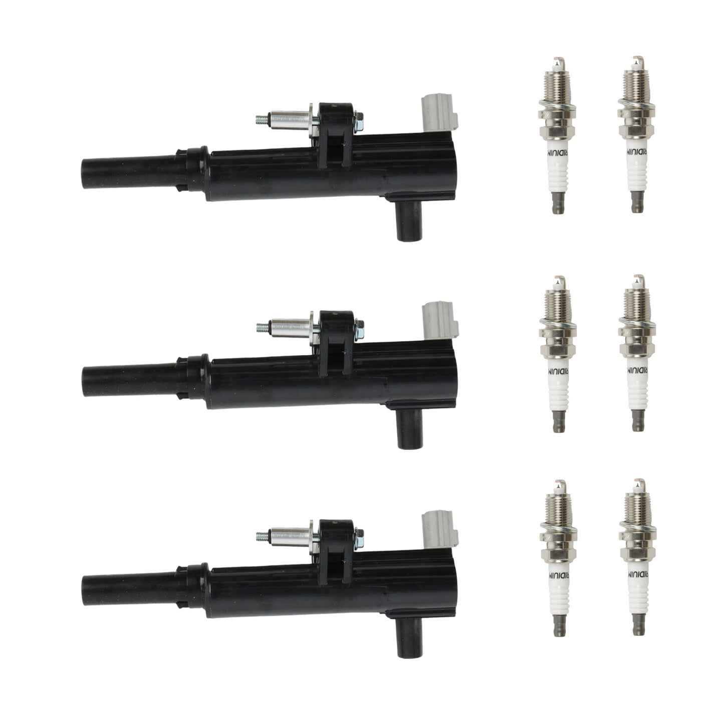 Ignition Coils  Spark Plugs for Jeep Liberty for Dodge for Ram 1500 3.7L UF640 7100
