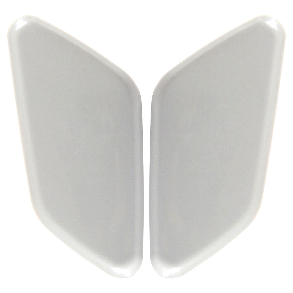 2X Unpainted LHRH Headlight Washer Cap Cover for Mitsubishi for Outlander 2016-2018
