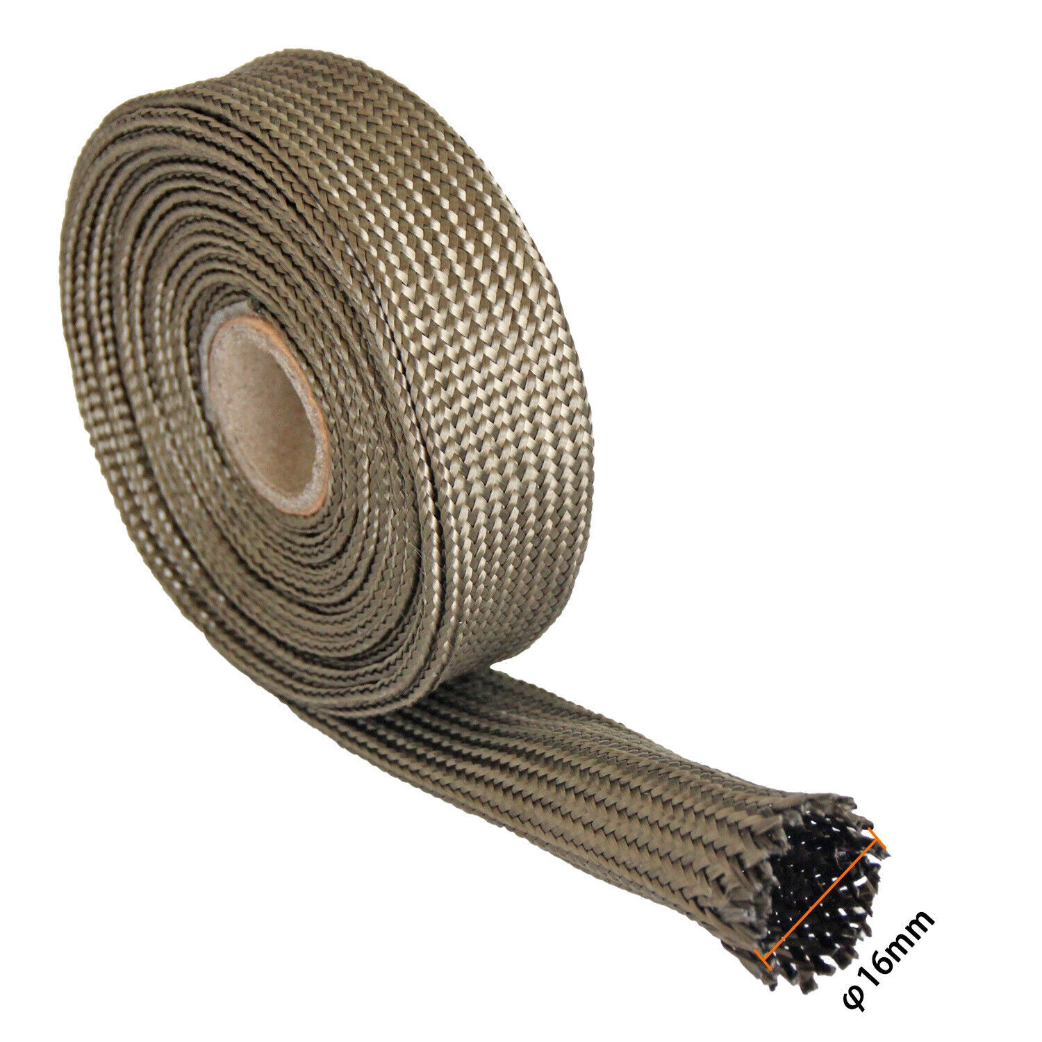Titanium fiberglass thermal insulation cable sleeve 3/5 inch ID X10' adjustable fireproof sleeve