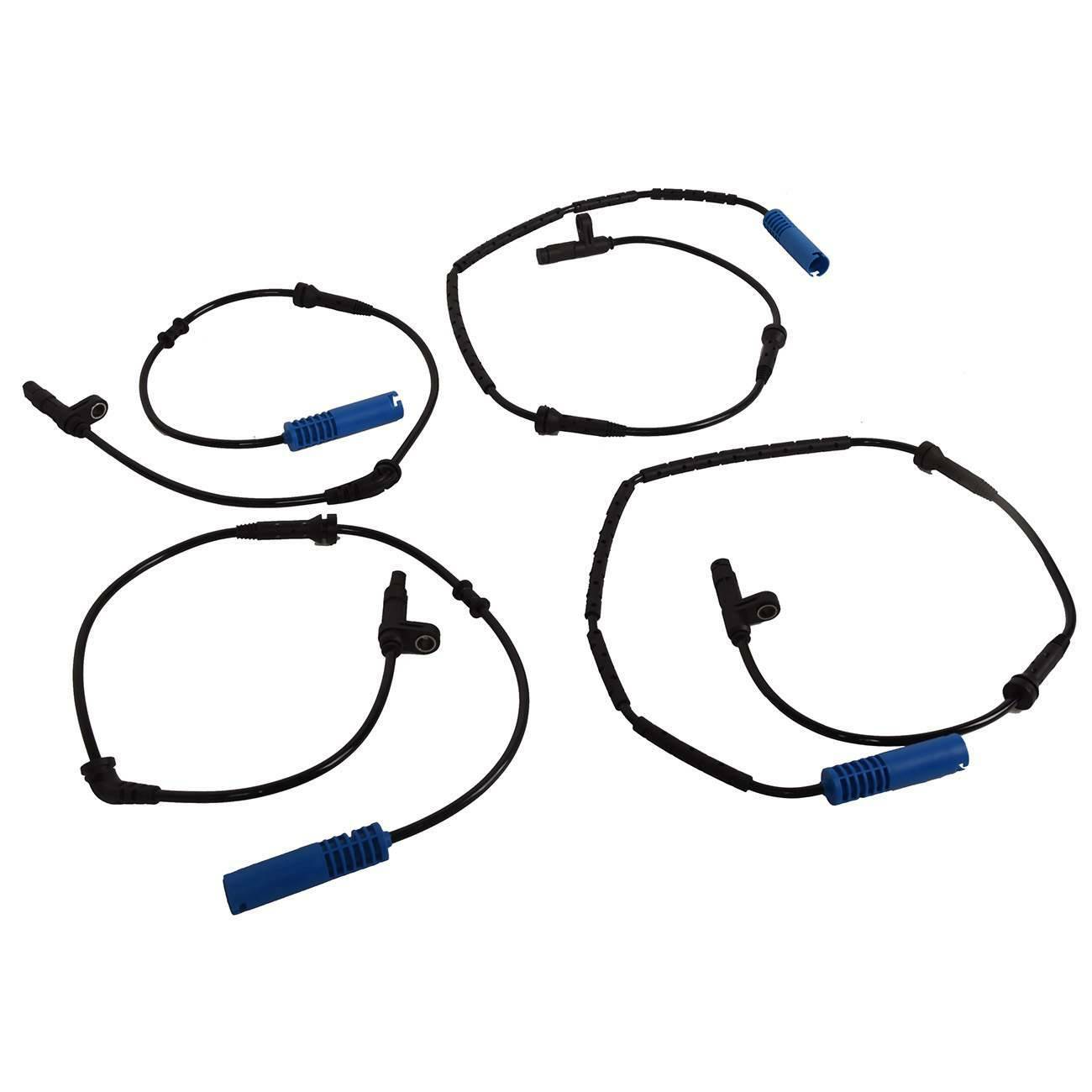 4-piece ABS wheel speed sensor kit (front, rear, left) R50 R52 R53 for MINI Cooper