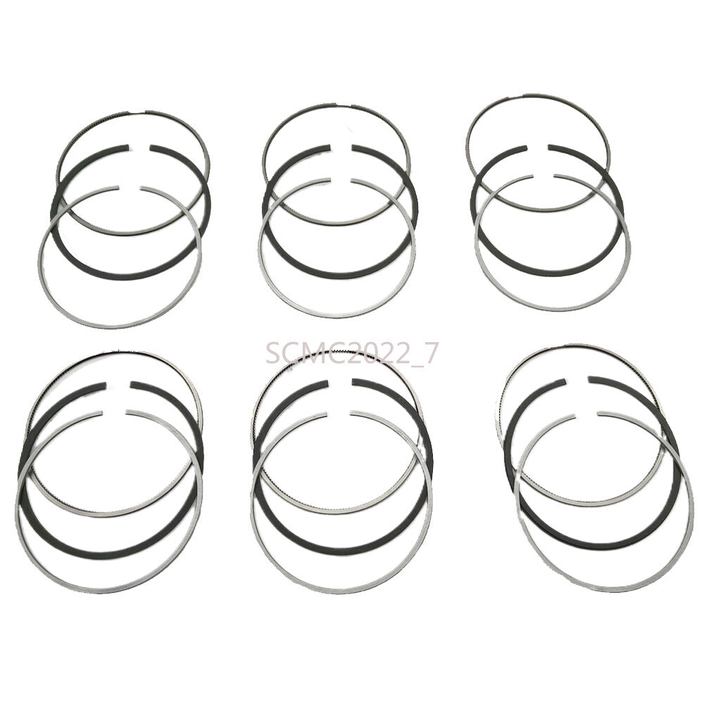 6x Piston Rings Set ¦µ83.01mm for VW for Audi A5 Q5 for Porsche 3.0 Diesel TDI 059198151P
