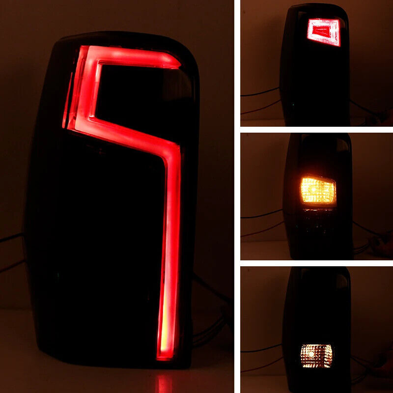 1 Pair Tail Light for Mitsubishi Triton L200 2019-2021 Tail Lamp With Bulb