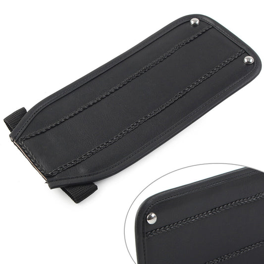 Black PU Leather Gas Tank Panel Bib for Harley Electra Glide FLH Softail FXST