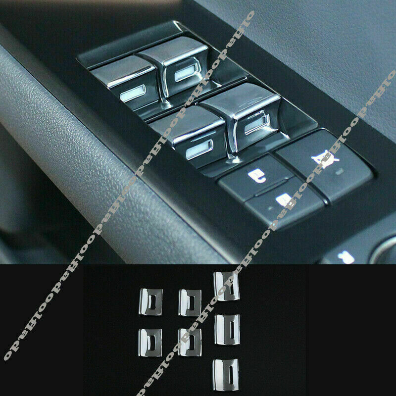 for Lexus UX200 250h 2019-2022 Chrome Inner Window Lift Switch Button Trim Cover