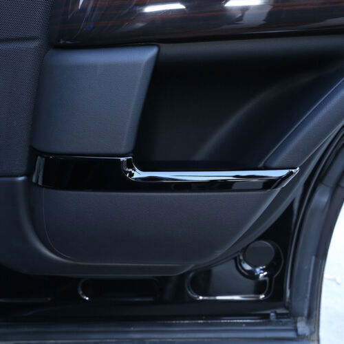 4PCS Inner Door Storage Box Strip Trim Glossy Black for Range Rover L405 2014-18