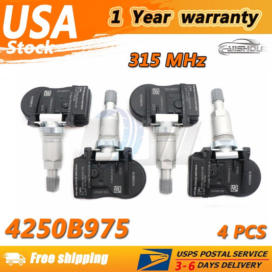 4X 4250B975 315MHZ TIRE PRESSURE SENSOR for Mitsubishi Outlander Sport Lancer US