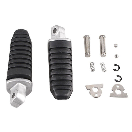 Rear Footrests Foot Pegs Black for Suzuki Hayabusa GSX1300R GSXR 1300 2008-2012
