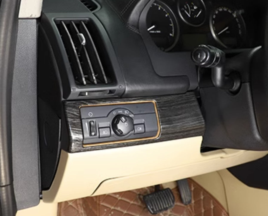 2008-2015 Dash Strip Trim Black Wood Grain For Freelander 2 LR2 Center Console