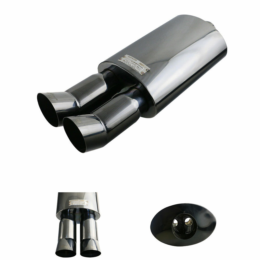 2.5 ID Dual 3 OD Performance Sport Great Sound Straight Exhaust Muffler Tip