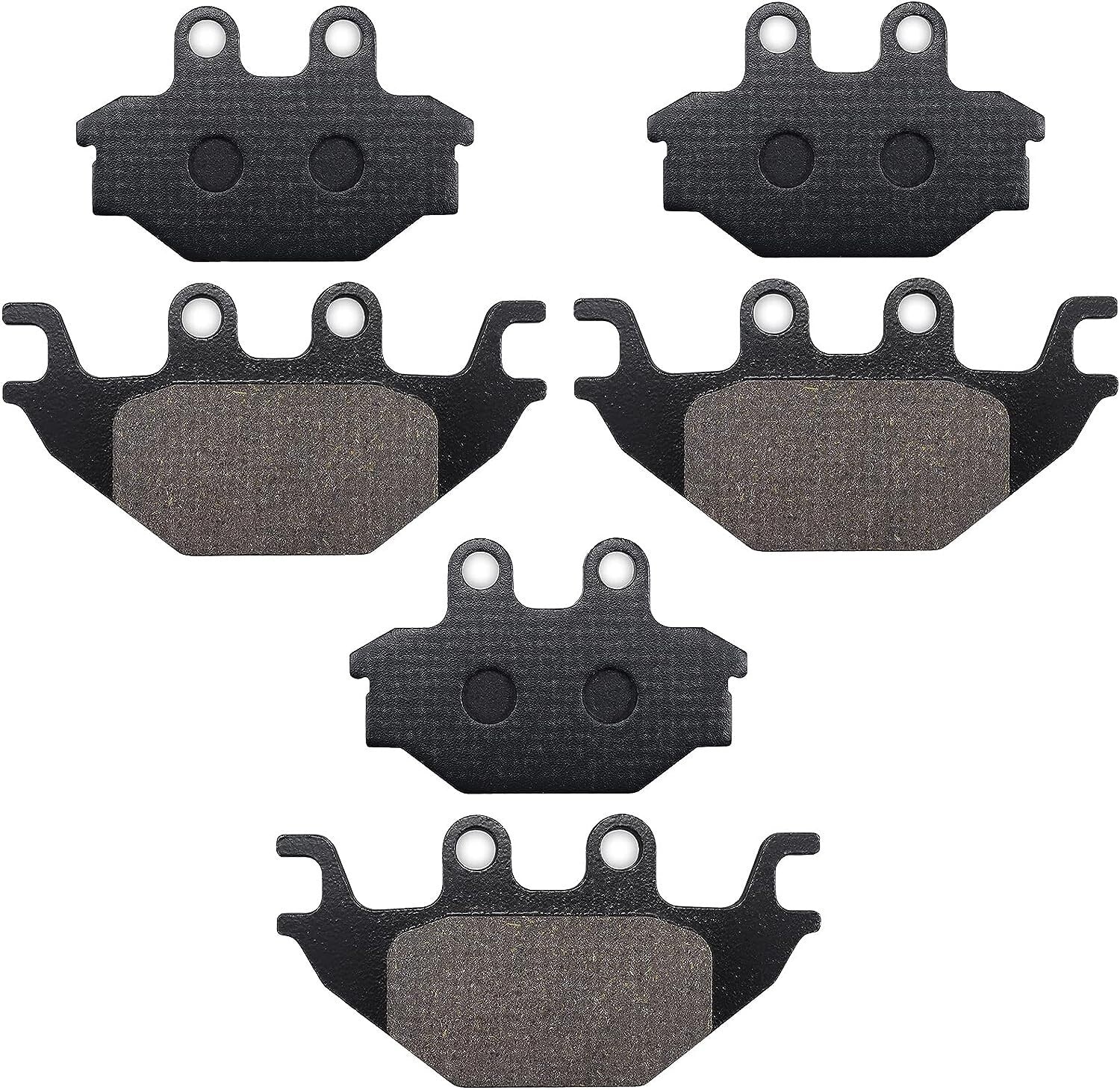 Front Rear Semi-Metallic Brake Pads for Quadlander 300 600 ARCTIC CAT 250 300