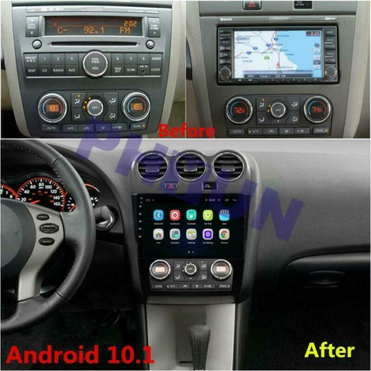 9 Android 10.1 Car Radio GPS Player For 2008-12 for Nissan Altima Teana w/ Auto A/C