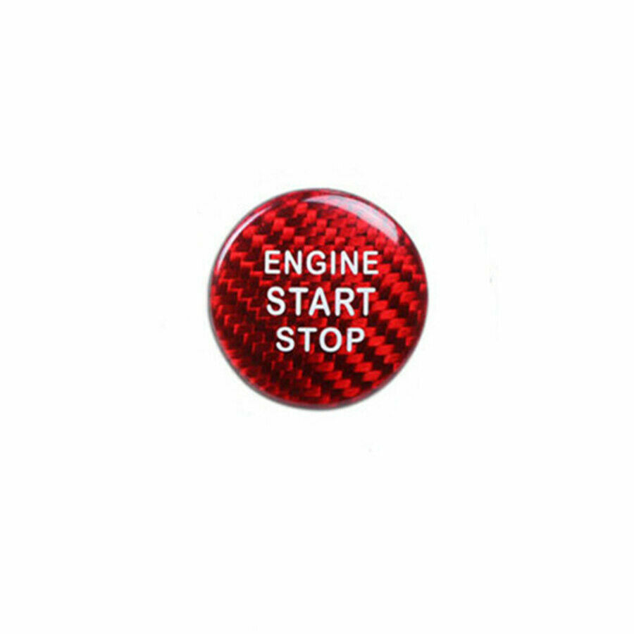 Carbon Engine Start Stop Button Cover Trim