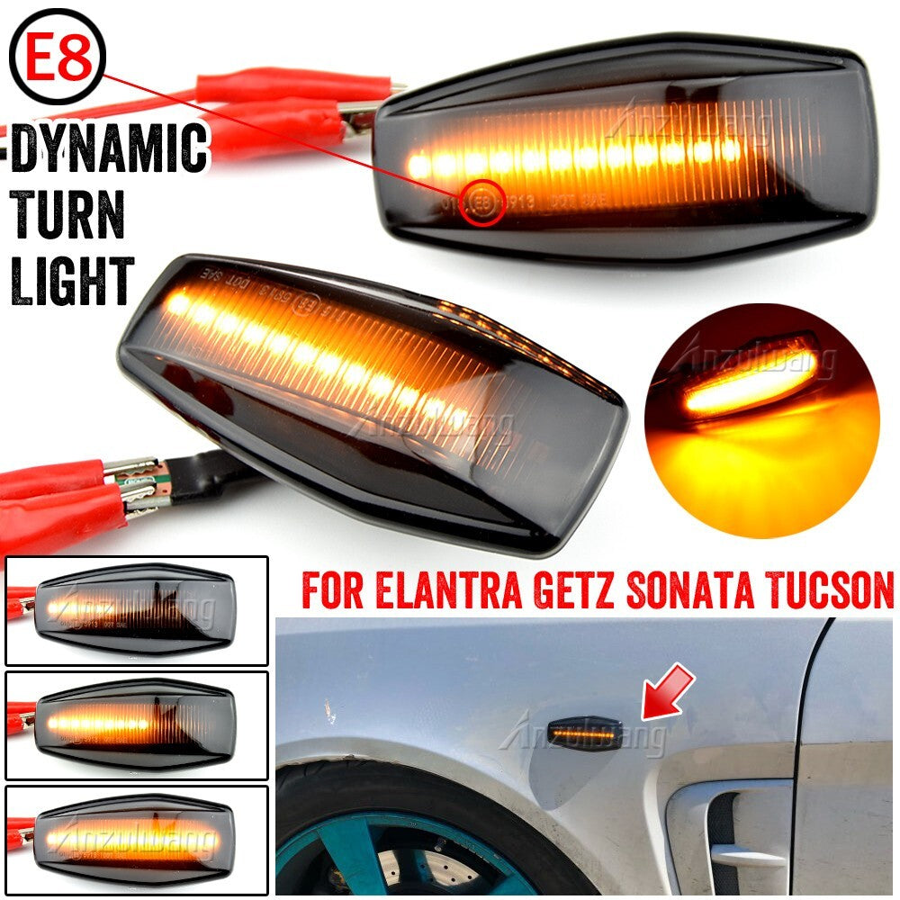 Dynamic Side Turn Light for Hyundai for Elantra Sonata for Tucson Terracan Coupe Matrix