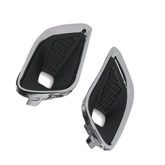 Pair Left Right Front Bumper Fog Lamp Light Cover Bezel for Jeep Cherokee