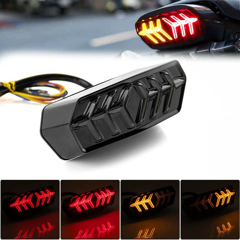 Motorcycle Brake Tail Light Turn Signals LED Integrated Fit for Honda MSX/GROM125