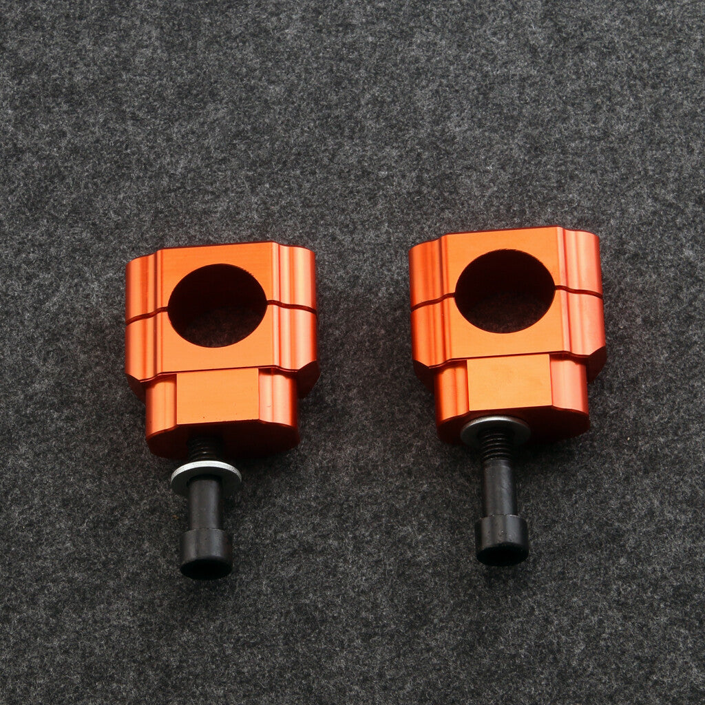 CNC Motorcycle Fat Bar Risers Mount Clamp Adaptor 28mm HandleBar for Kawasaki