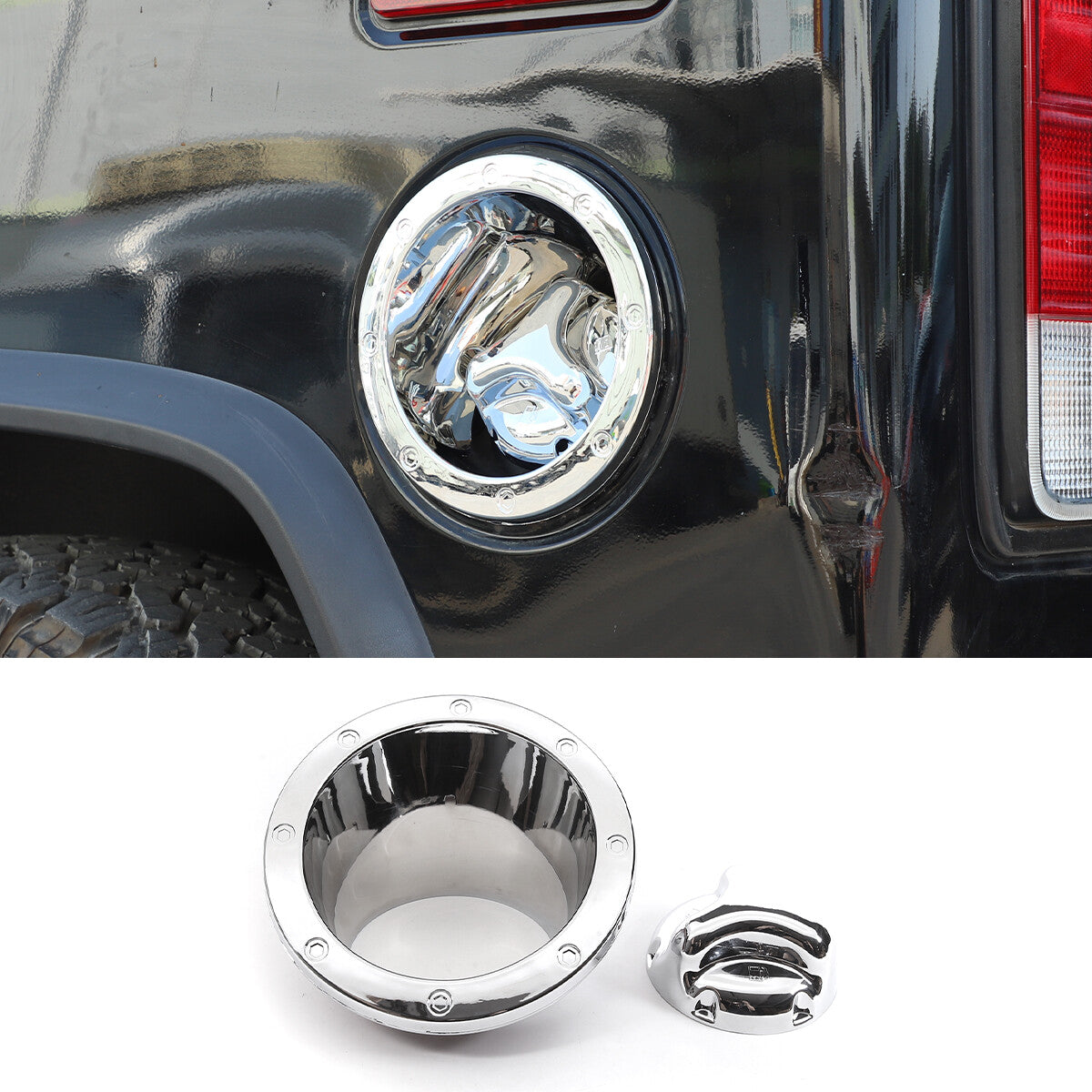 2-Piece Matte Black Side Mirror Covers for Toyota Sequoia 2007-2021
