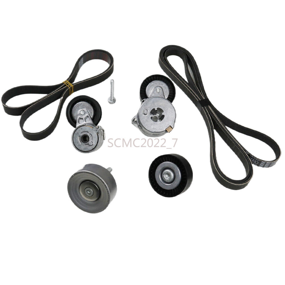 6PCS Belt Drive for AUDI Q7 for VW Touareg for Porsche 3.0T 06E903133AG 6PK2475 7PK1270