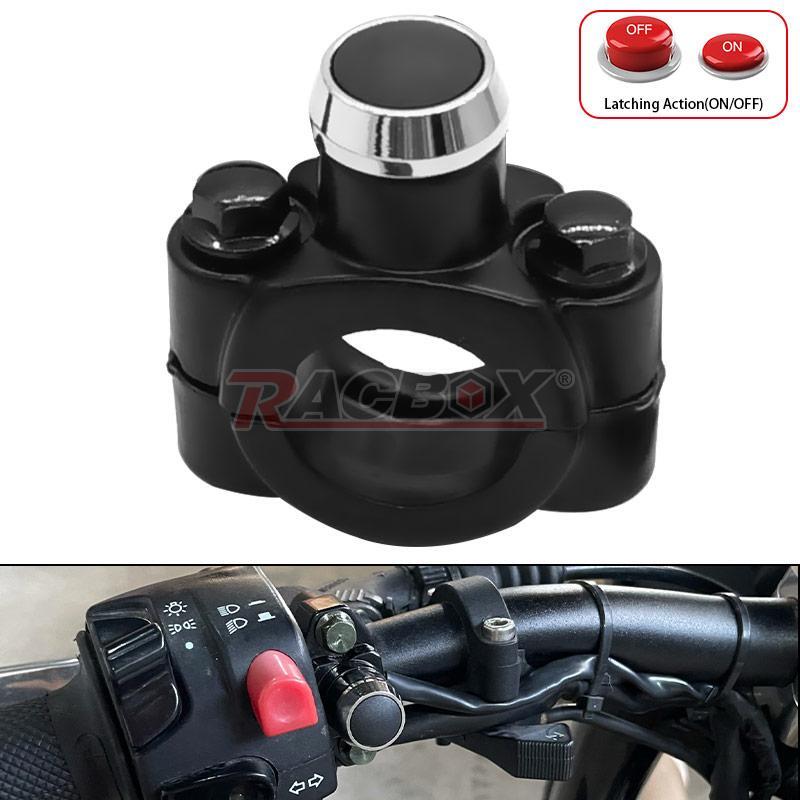 7/8 Motorcycle Handlebar ATV Kill Switch ON OFF Push Button Headlight Fog Spot