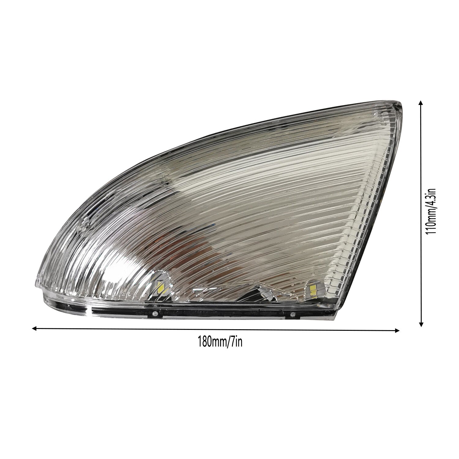 Passenger Mirror Turn Signal Puddle Light Lamp For 09-14 for Dodge for Ram 1500 2500
