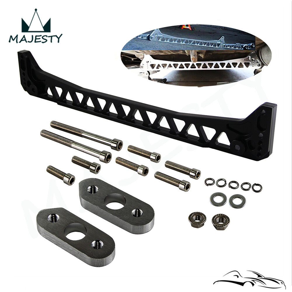Billet Aluminum Rear Subframe Brace Mount For 96-00 for Honda for Civic EK EJ Black
