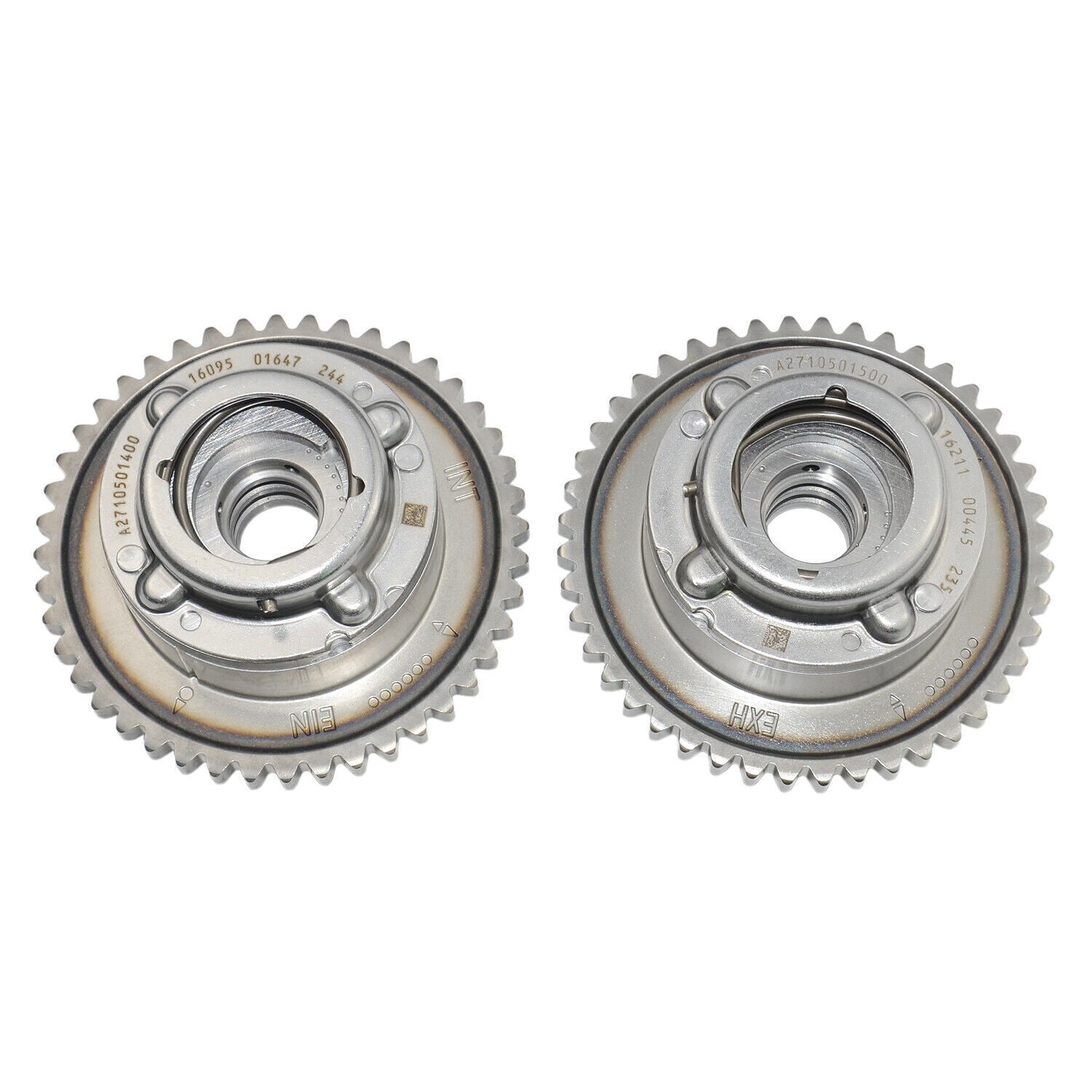 2¡ÁCamshaft Adjuster Gears Intake Exhaust for Mercedes-Benz M271 W204 A2710501400