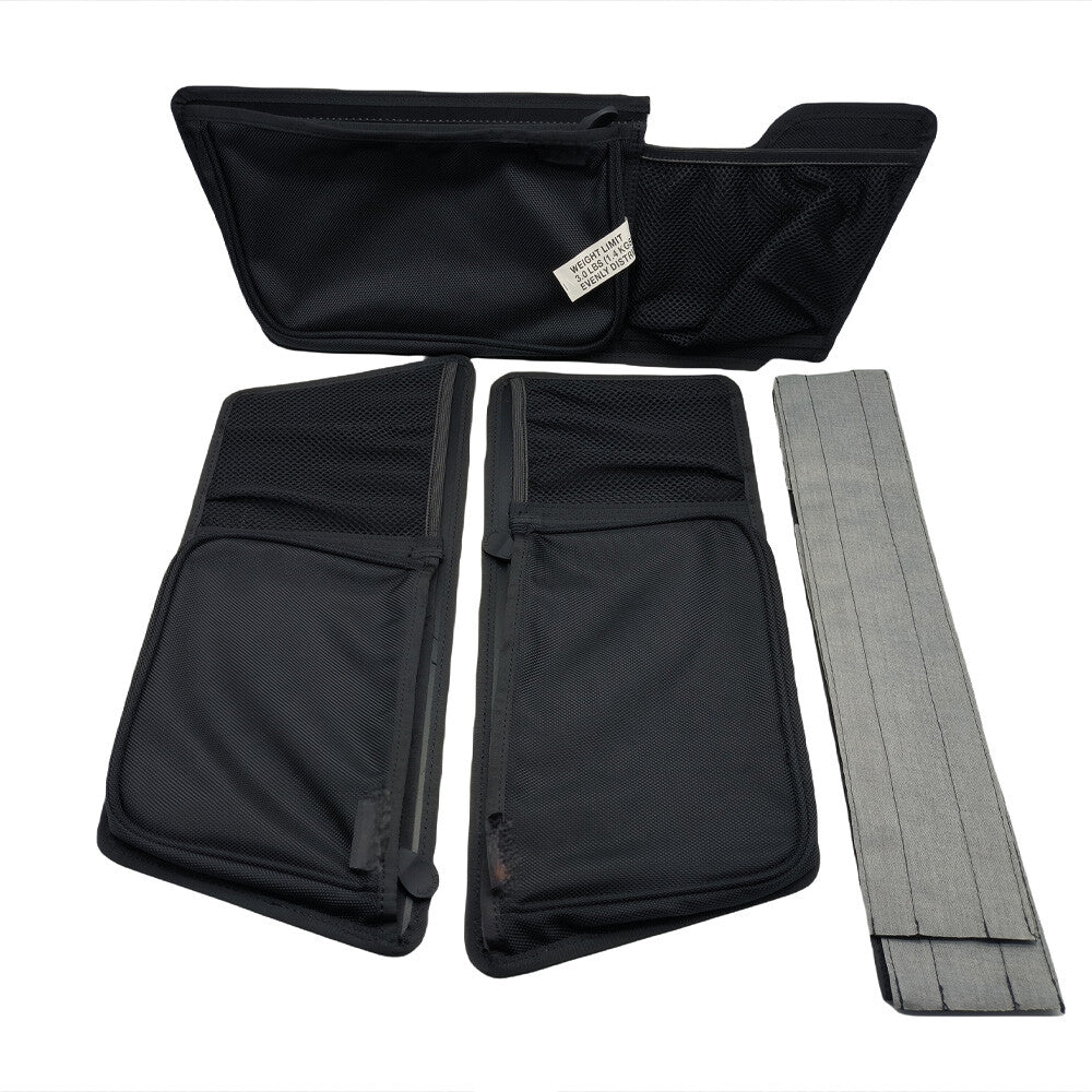 Black Pack Lid Organizer Pouch Saddle bags for Harley Touring Tour-Pak 1999-2013