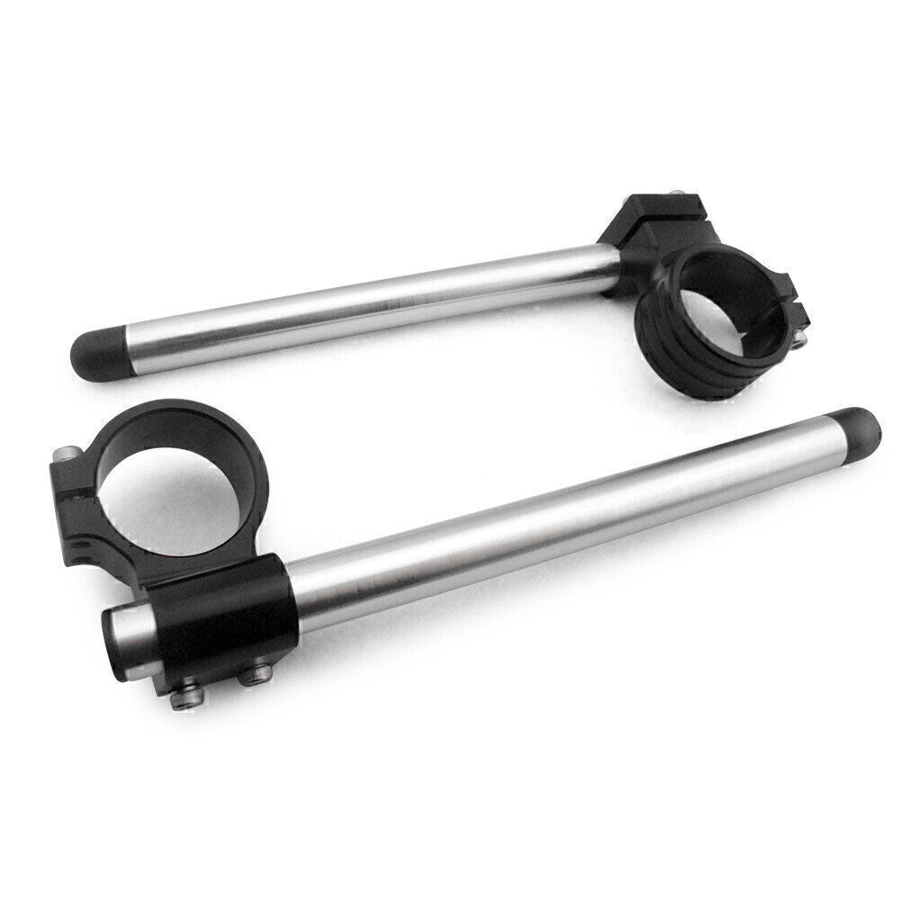 50mm Fork Clip-ons Handle Grip Handlebar Fit for Honda CBR 1000RR 2004 - 2012 Black