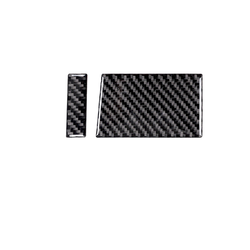 Carbon Fiber Steering Wheel Left Side Trim Cover for Honda Accord Sedan 2003-07