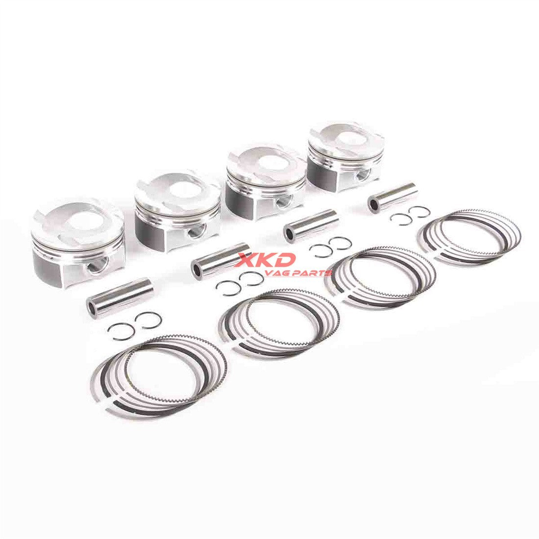1.8T Pistons Rings Kit Fit for Mercedes Benz C200CGI C250 E200 SLK200 M271