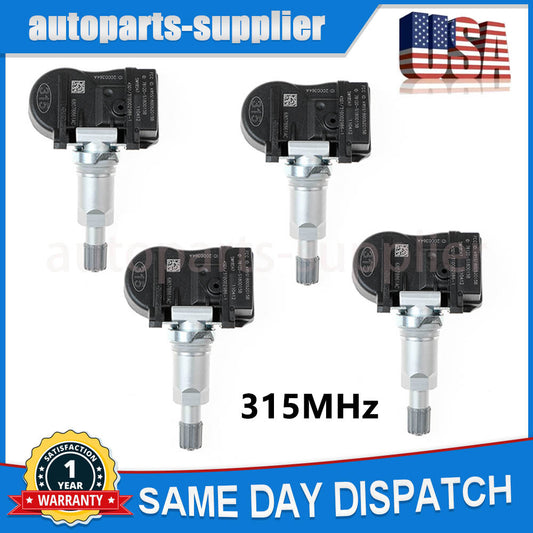 4-pack TPMS tire pressure sensor 6807861AC 315MHz for Chrysler for Dodge for Jeep