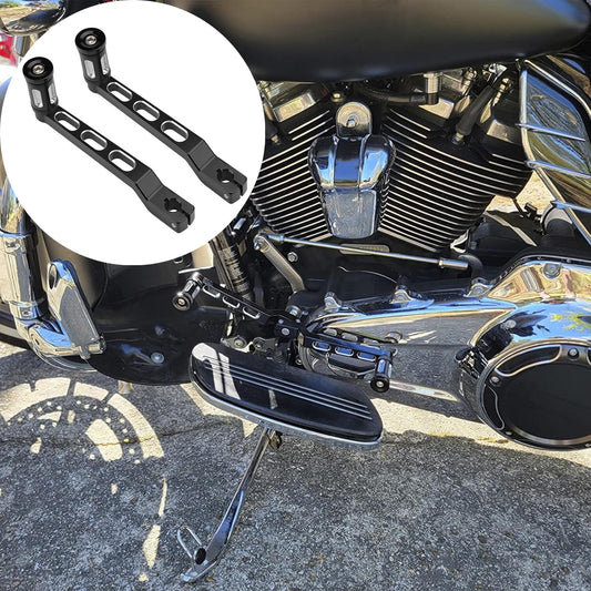 2X Heel Toe Gear Shifter Lever Pedal Shift Pegs for Harley Softail Electra Glide