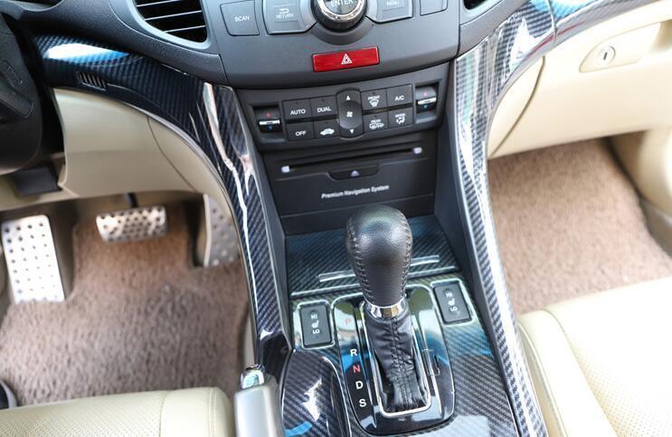 Carbon Fiber ABS Interior Full Set Decor Trim Panel Cover for Acura TSX 2009-14